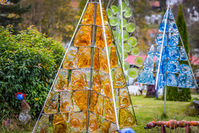 Glaskunst bestaunen im Wald-Glas-Garten in Riedlhütte