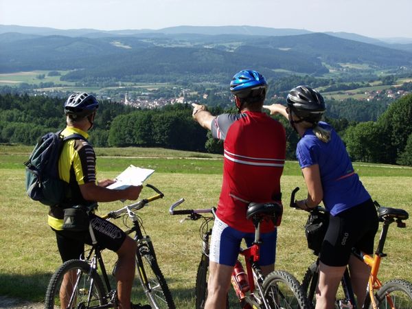 Mountainbiker im Waldmünchner Urlaubsland