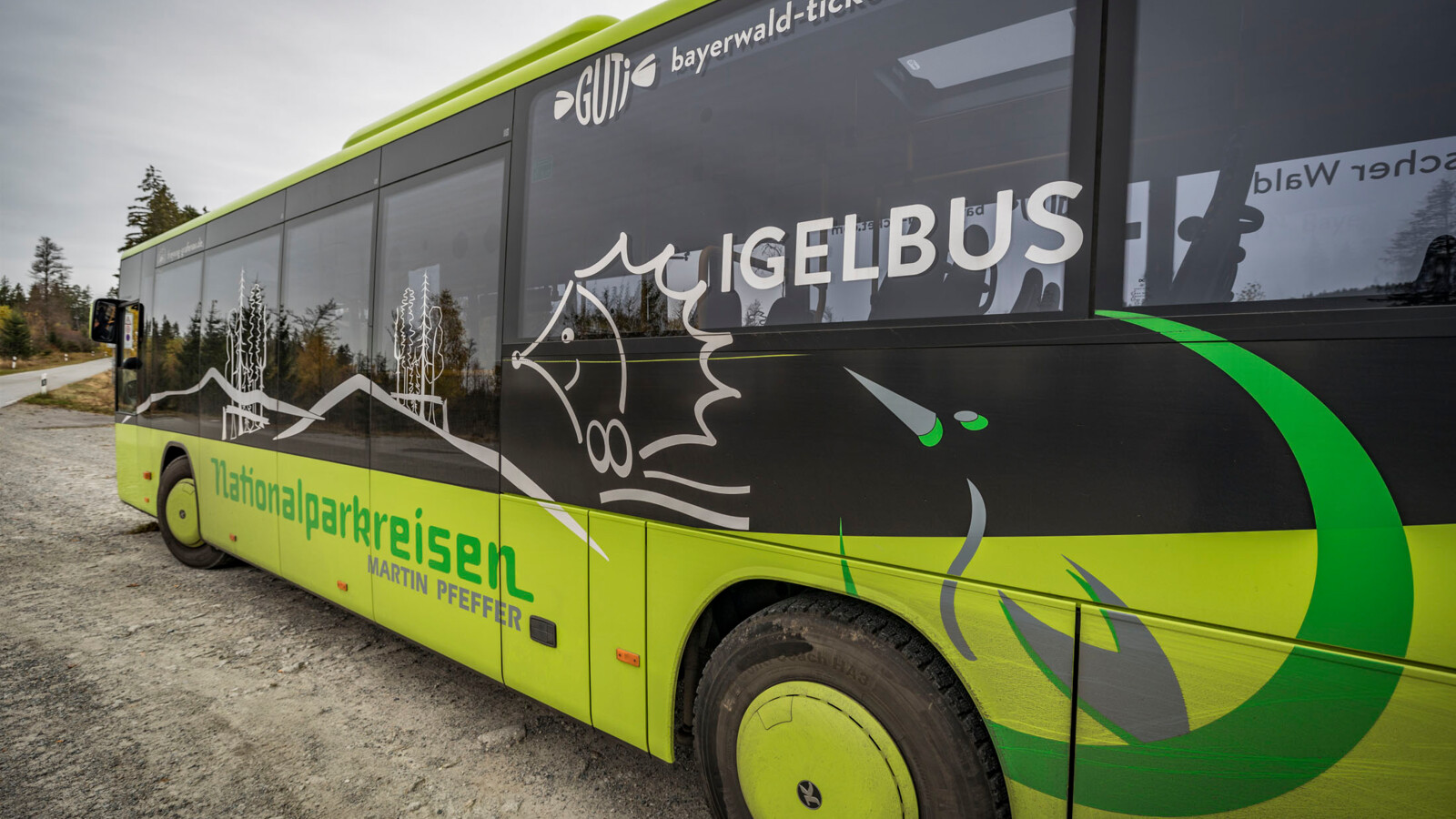 Mit dem Igelbus erreicht ihr im Nationalpark Bayerischer Wald alle wichtigen Ausgangspunkte