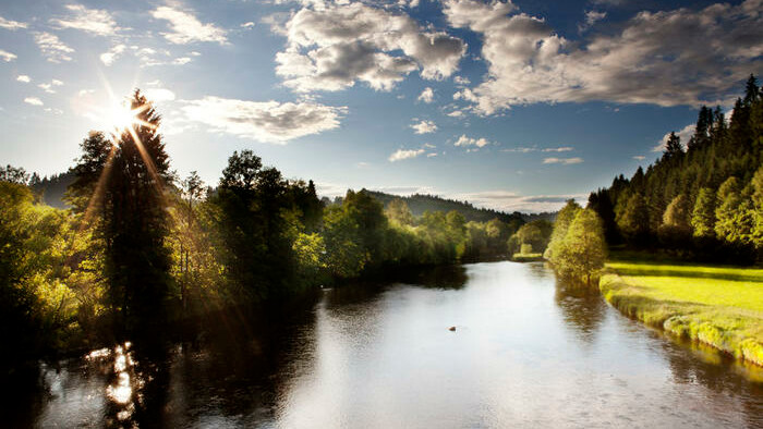 Malerisch schön: der Fluss Ilz im Bayerischen Wald
